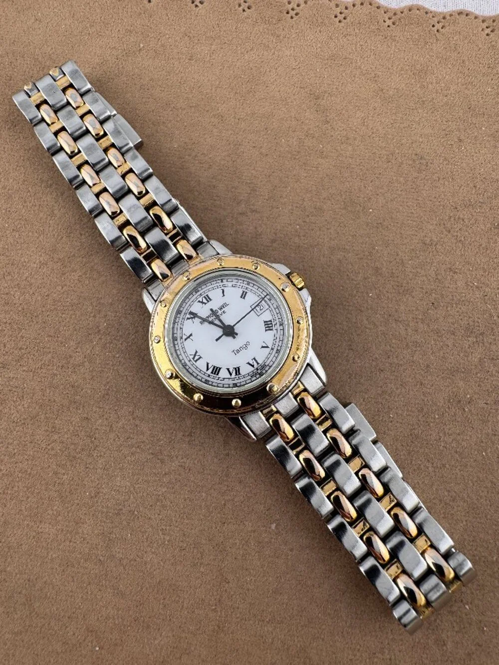 Vintage Authentic Raymond Weil Tango 5360 Swiss quartz watch